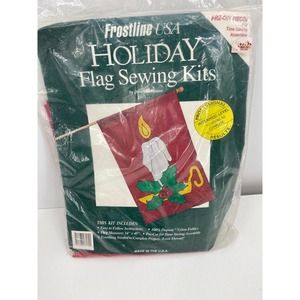 Frostline large Christmas candle flag making kit  Deni Thompson